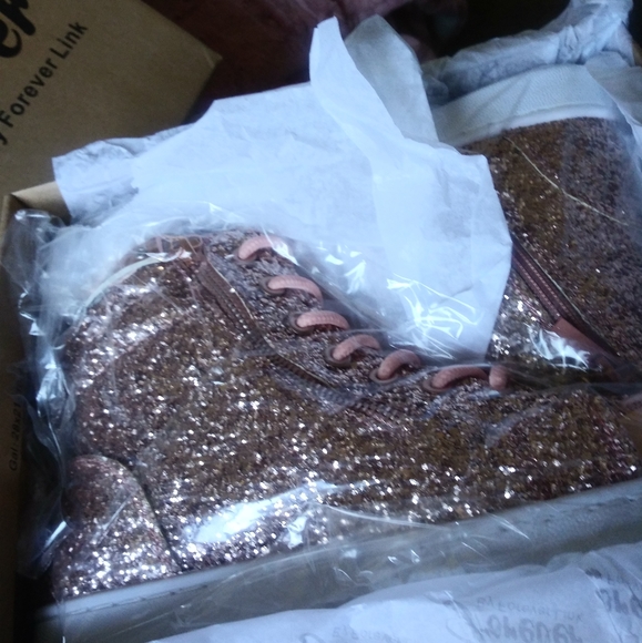 Rose Gold High Fashion Women's Shoes*Size10 - Picture 7 of 8